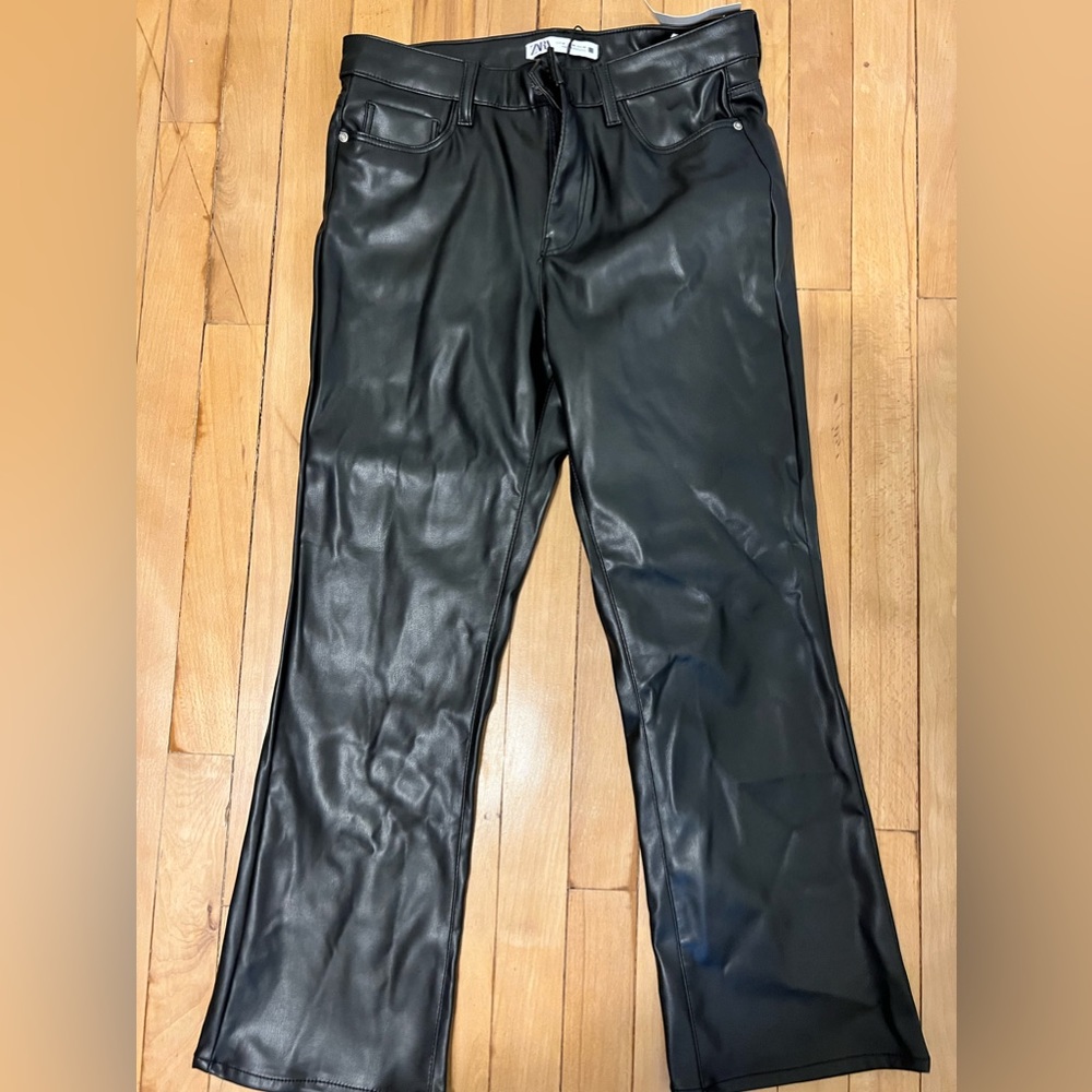 Zara Faux Leather Pants